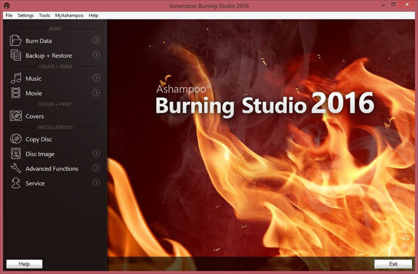 Ashampoo Burning Studio 2016 Screenshot