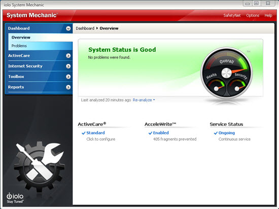 System Mechanic Screenshot