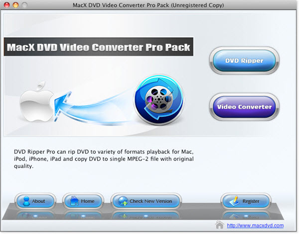 MacX DVD Video Converter Pro Pack Screenshot