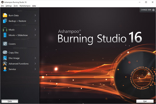 Ashampoo Burning Studio 16 Screenshot