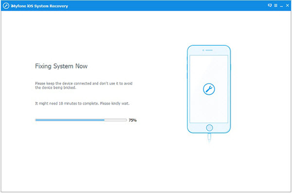 iMyfone iOS System Recovery Screenshot